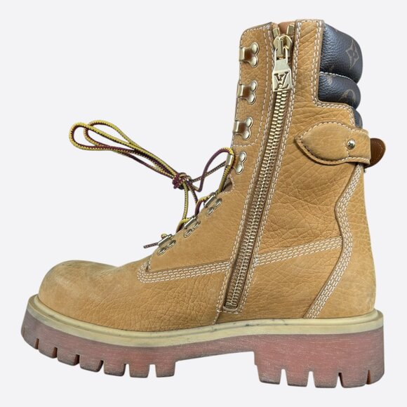 Louis Vuitton Timberland Wheat & Brown Monogram Ranger Boots